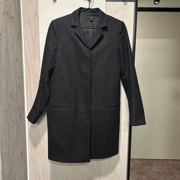 COS Jackets & Blazers - $395 COS Wool Cashmere Coat size 6 charcoal grey excellent condition winter chic